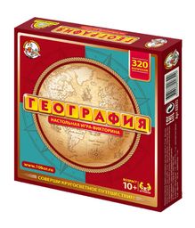 Викторина География. Настольная игра 02833 ДК