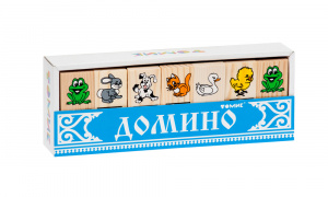 Домино Животные 28 дет. Томик