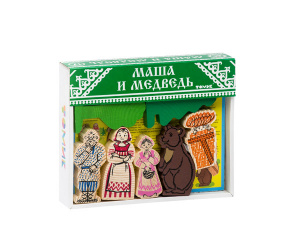 Сказка Маша и медведь 17 дет. Томик (дерево)