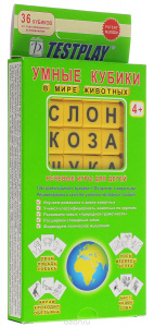 Умные кубики В мире животных. TESTPLAY