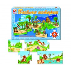 Шаг за шагом. Веселые истории - игра. Радуга С-631