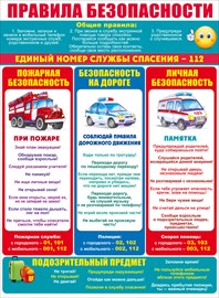 84.355 Правила безопасности. Плакат А2