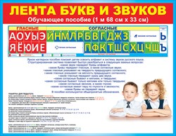 84.289 Лента букв и звуков - плакат-полоска