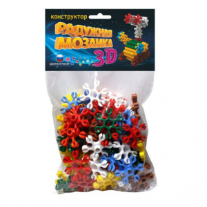 Радужная мозаика 3D № 1