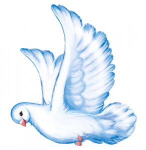 15009 Голубь. Плакат А4