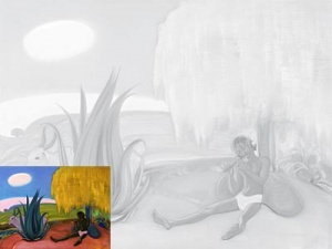 Священная флейта. Рерих. Школа живописи 50-70 см.
