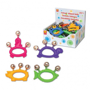 Бубенцы Животные 11 см. - муз.игрушка. 34624  HALILIT