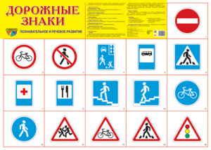 Дорожные знаки. Дем.плакат А2 Сфера