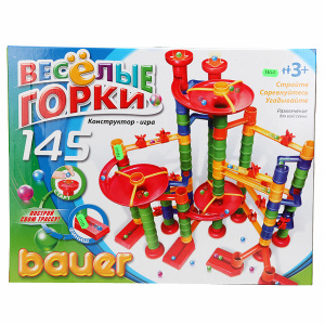Конструктор Веселые горки 145 дет. Кроха 275