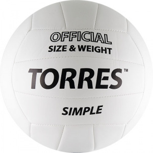 Мяч волейбольный  TORRES Simple №5,