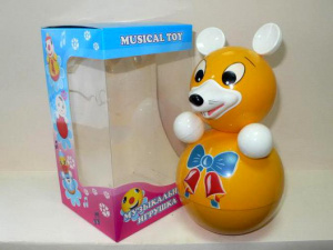 Неваляшка Мышка 22 см. 6С-004