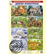 Дикие животные. Демонстрационные картины. 8 плакатов