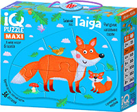 Тайга. IQ Пазл Напольный 3+. Айрис