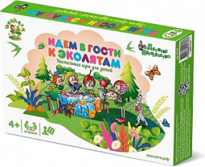 Идем в гости к эколятам. Игра настольная ходилка 