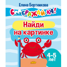 Соображай-ка! Найди на картинке. 4-5 лет. Литур