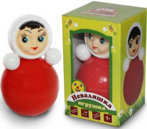 Неваляшка Девочка 12 см. 6С-028