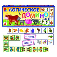 Домино логическое Животные 5+. Радуга С-534
