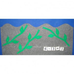 Поле для игры Грядка 100*45 см. Ковролин. Контакт