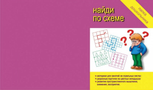 Папка дошкольника Найди по схеме. Бурдина
