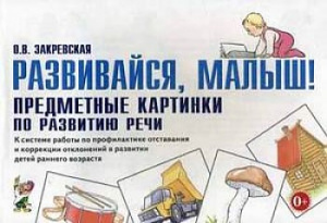 Развивайся малыш. Предметные картинки по разв.речи