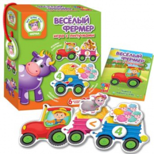 Игра с липучками Веселый фермер.Vladi Toys