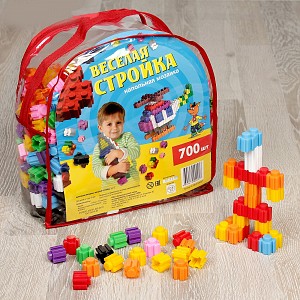 Конструктор Веселая стройка-2. 700 шт.Эра
