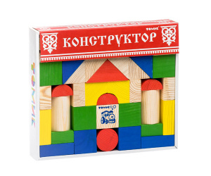 Конструктор Цветной 43 дет. Томик