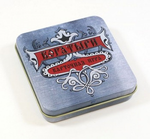 Игра настольная "Богатыри" (жестяная коробочка). ДК