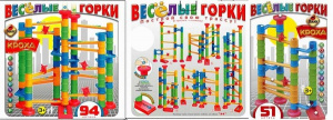 Конструктор Веселые горки 113 дет. Bauer 609