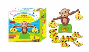 Ученая обезьянка - настольная игра. Рыжий кот
