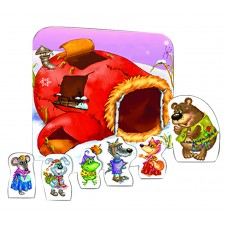 Рукавичка - игра с кармашками 3+. Радуга С-672