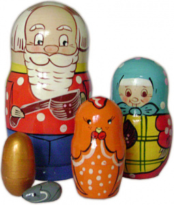 Матрешка Курочка Ряба 5 перс. Р-45/743 (РНИ)