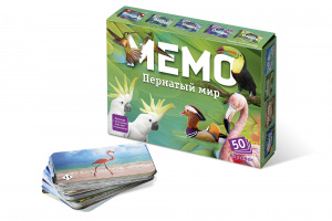 Мемо Пернатый мир (50 карточек) арт.7952