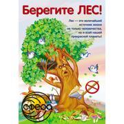 10684 Берегите ЛЕС! Плакат А3
