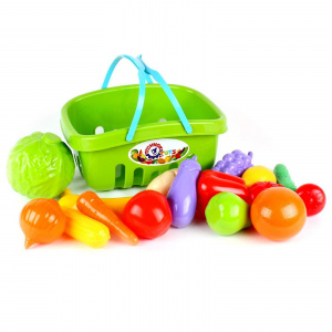 Набор Фрукты и овощи в корзине. арт.4836931