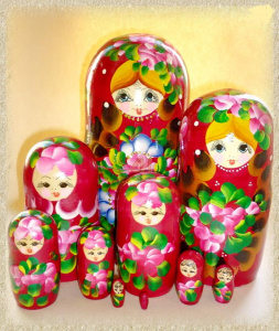 Матрешка 10 в 1 расписная арт.7704