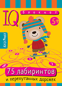 Умный блокнот.  75 лабиринтов. Айрис