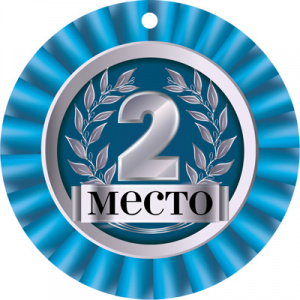 14929 Медаль 2 место (82х82 мм)